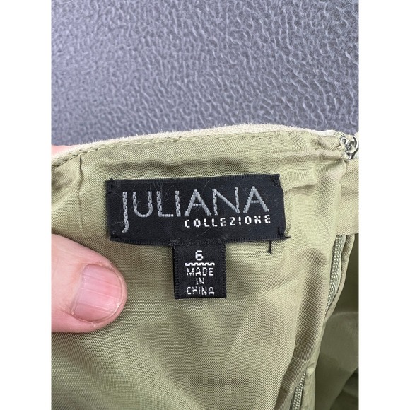 Juliana Skirt Womens 6 Tan Suede Leather Fringe Midi Skirt Boho Western Lined - Picture 9 of 10